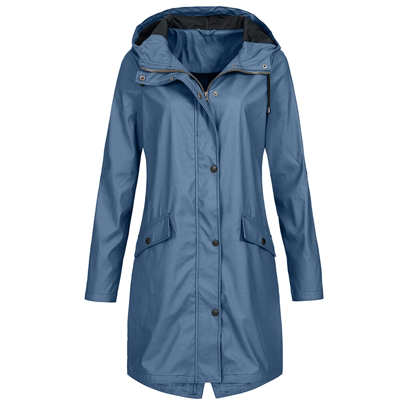 Jocelyn | Women's Hooded Raincoat Coat - Image 6