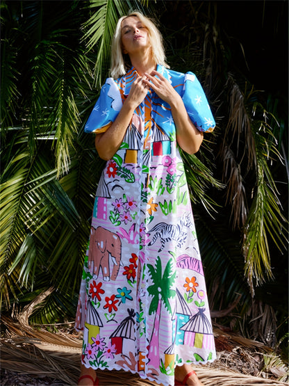 Carolyn | Chic Linen Midi Dress for Summer - Image 9
