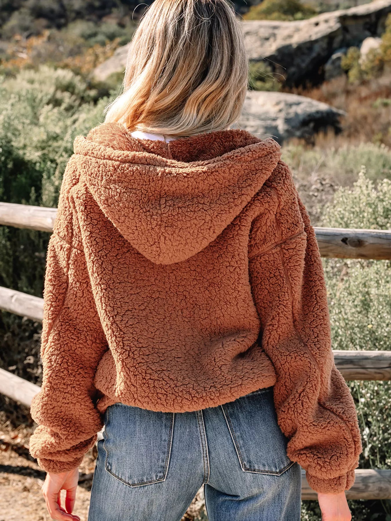 Marjorie | Women's Relaxed Fit Zip Up Jacket - Image 2