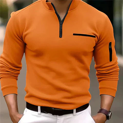 Louie | Modern Zip-Up Pullover for Comfort and Style - Image 3