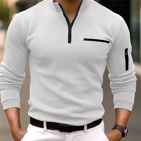 Louie | Modern Zip-Up Pullover for Comfort and Style - Image 2