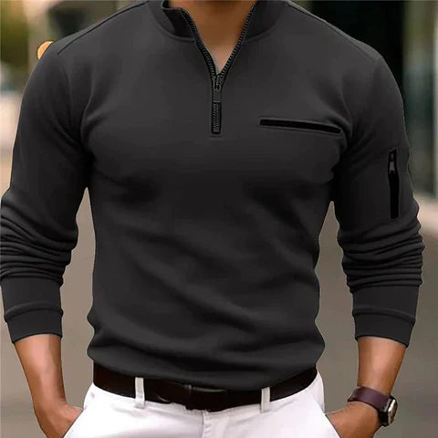 Louie | Modern Zip-Up Pullover for Comfort and Style - Image 4