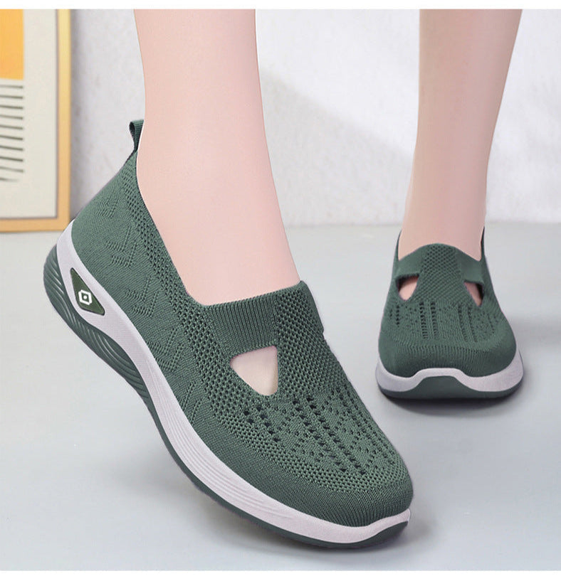 Barbara | Stylish Low-Cut Sneakers - Breathable Knit and Cushioned Comfort - Image 6