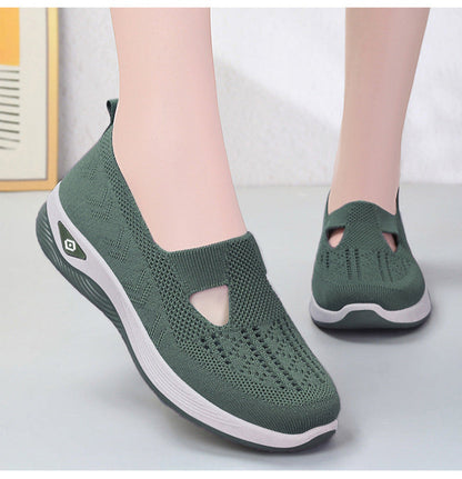 Barbara | Stylish Low-Cut Sneakers - Breathable Knit and Cushioned Comfort - Image 6