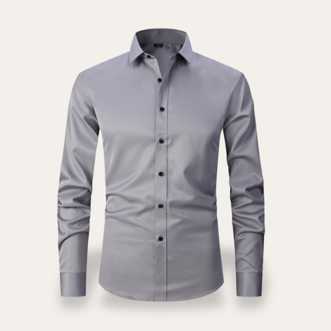 Leonard | Men's satin shirt - Elegant and versatile shirt for every occasion - Image 3