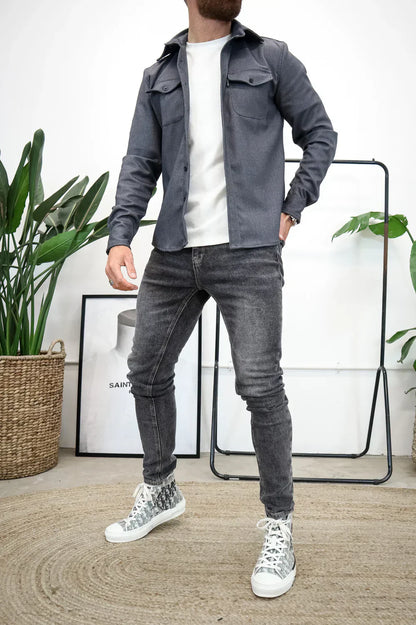 Elijah | Stylish Casual Overshirt - Image 8