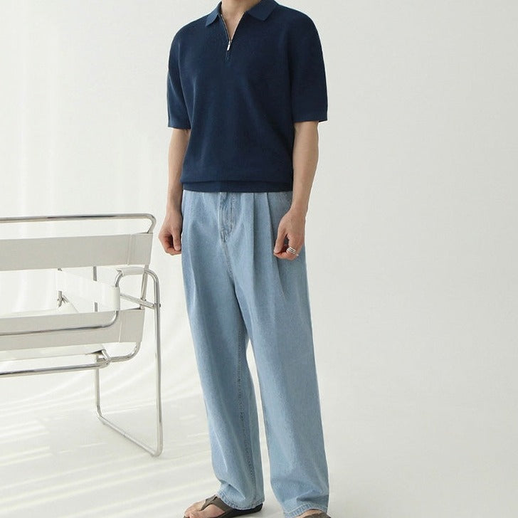 Holden | Stylish Zip Polo for Men – Modern Elegance & Practicality - Image 2