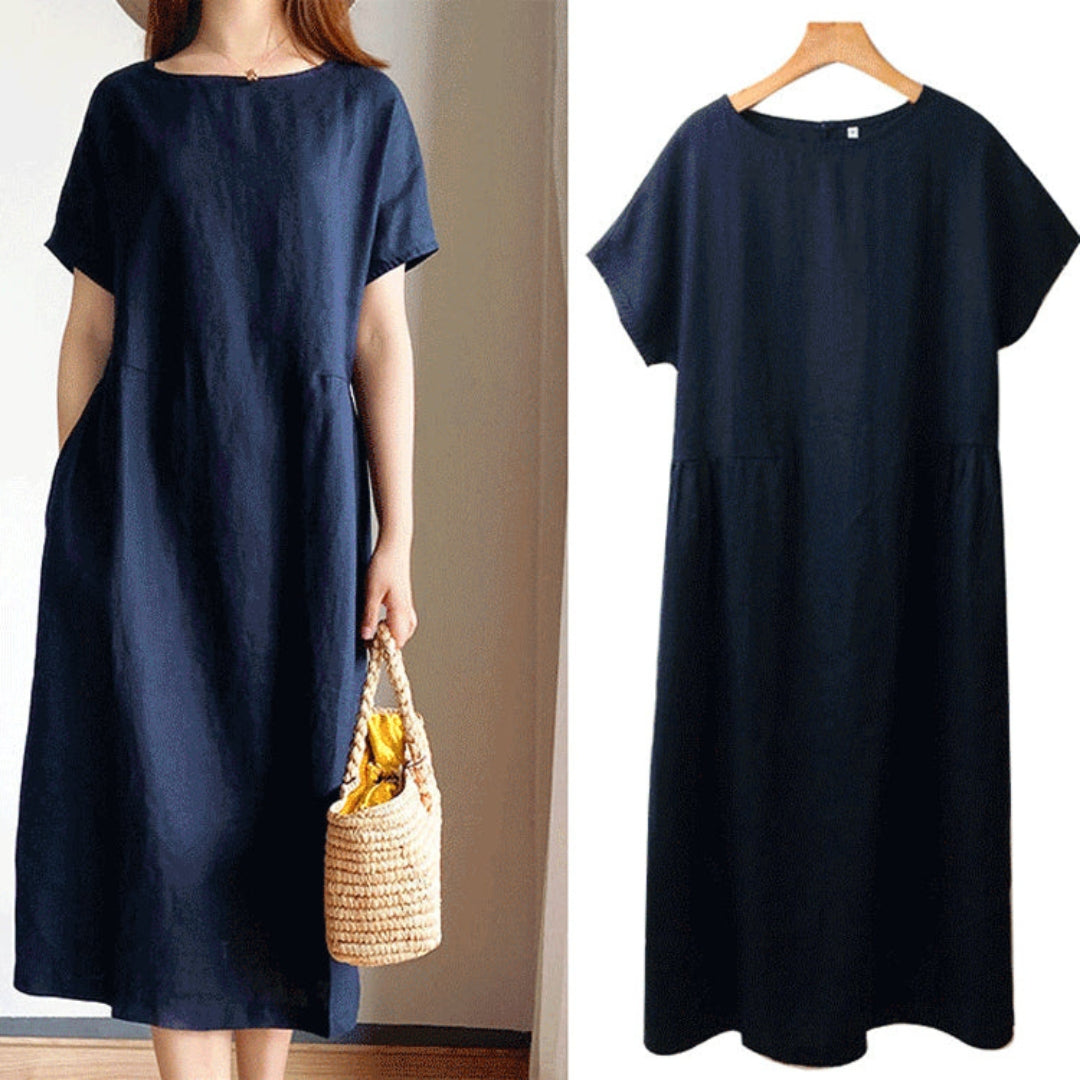 Erica | Ladies elegant short sleeve summer dress - Image 10