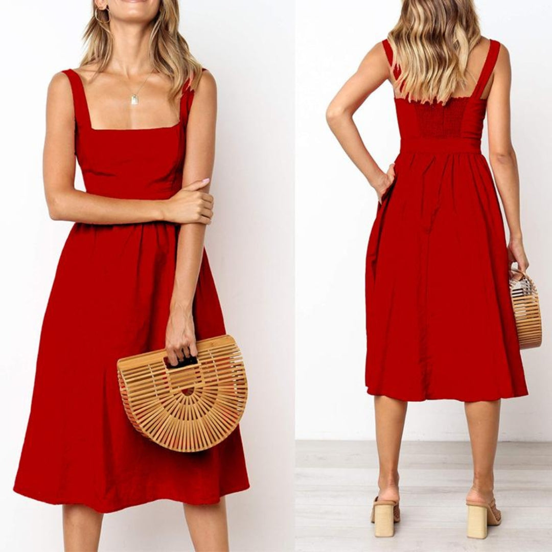 Carolyn | Stylish Sleeveless Summer Dress - Image 4