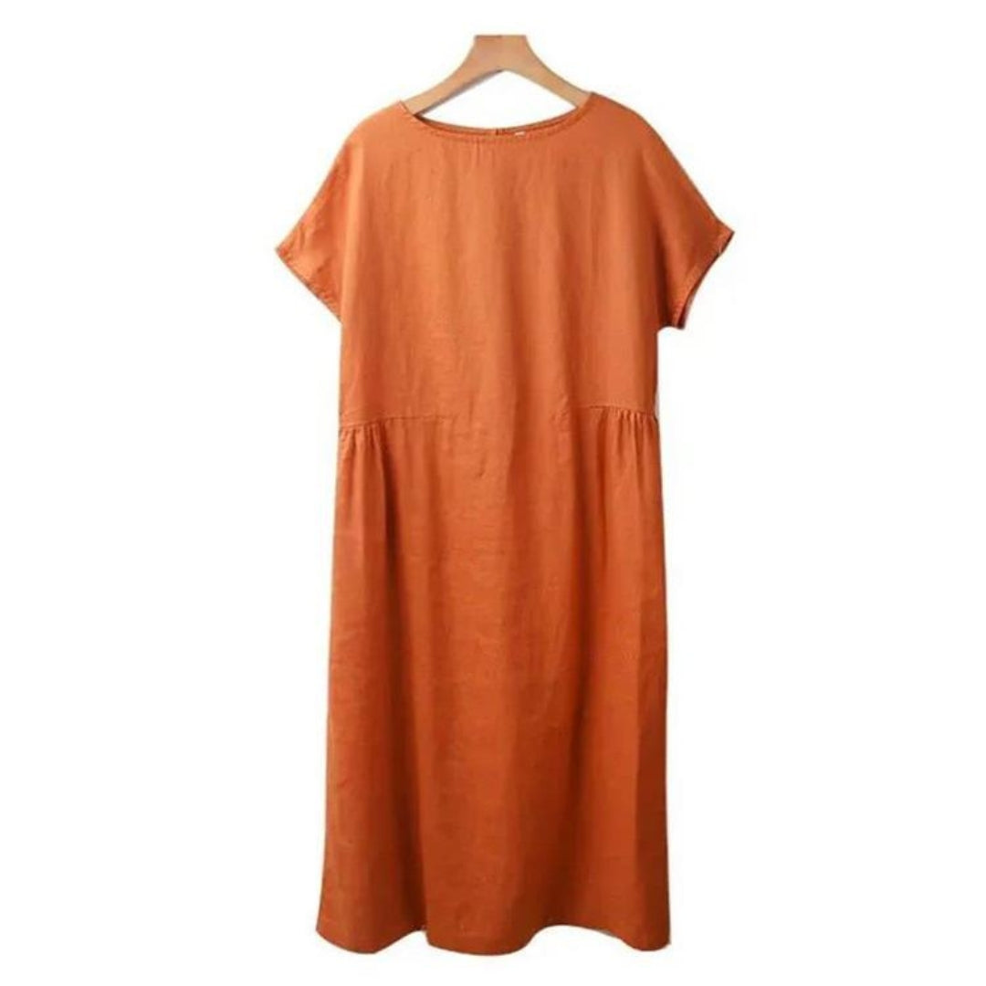 Erica | Ladies elegant short sleeve summer dress - Image 11