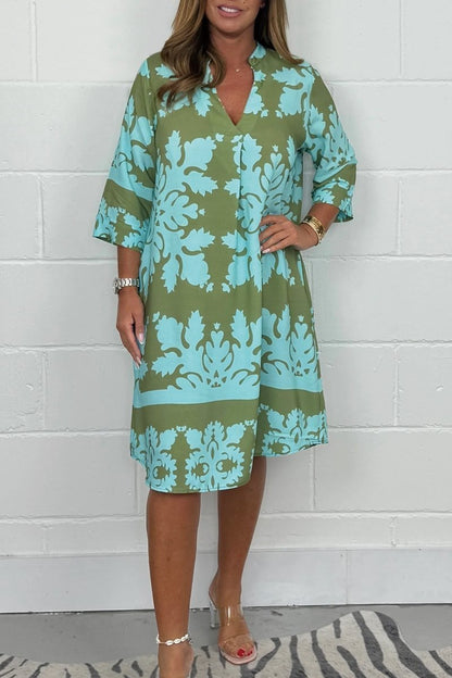 Ashley | Aveline Printed Spring Dress & Stylish Women's Attire - Image 2