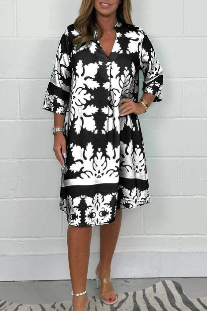 Ashley | Aveline Printed Spring Dress & Stylish Women's Attire - Image 5