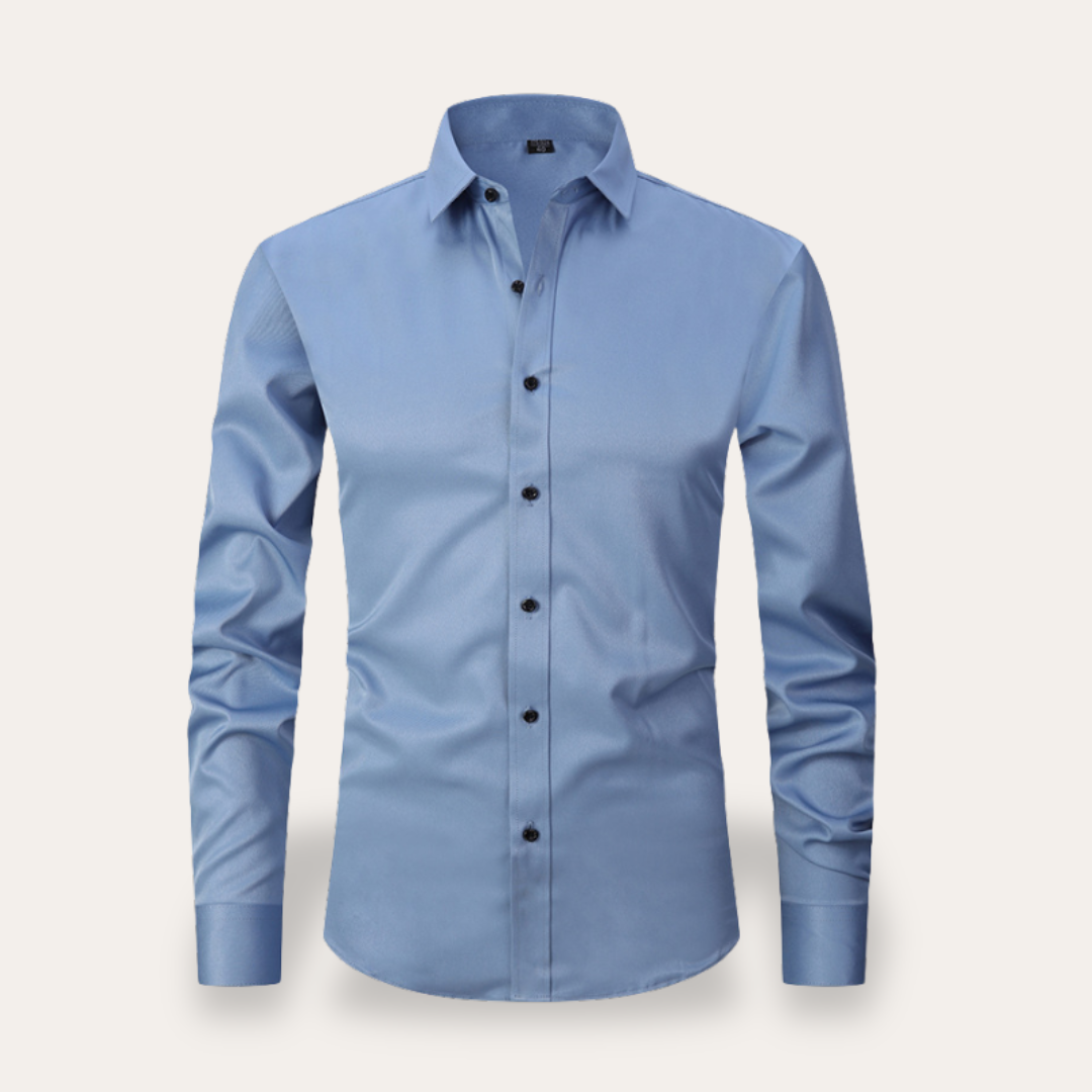 Leonard | Men's satin shirt - Elegant and versatile shirt for every occasion - Image 4