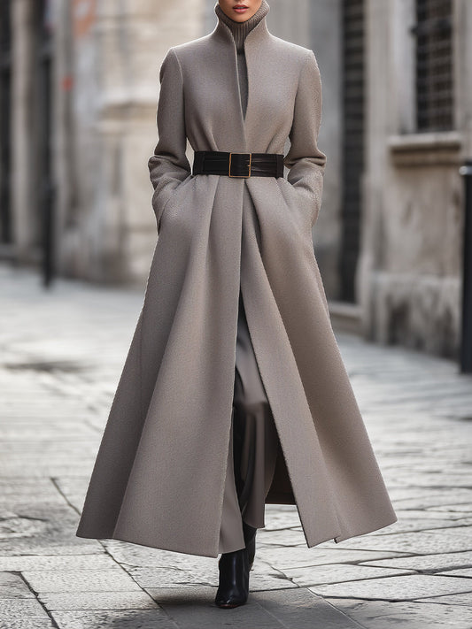 Reese | Women's Belted A-Line Coat - Image 1