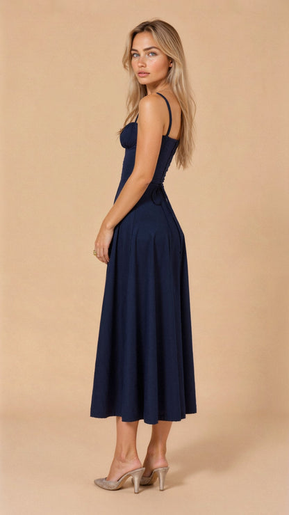 Margaret | Kiana Corset Midi Dress - Elegant, figure-flattering style - Image 16