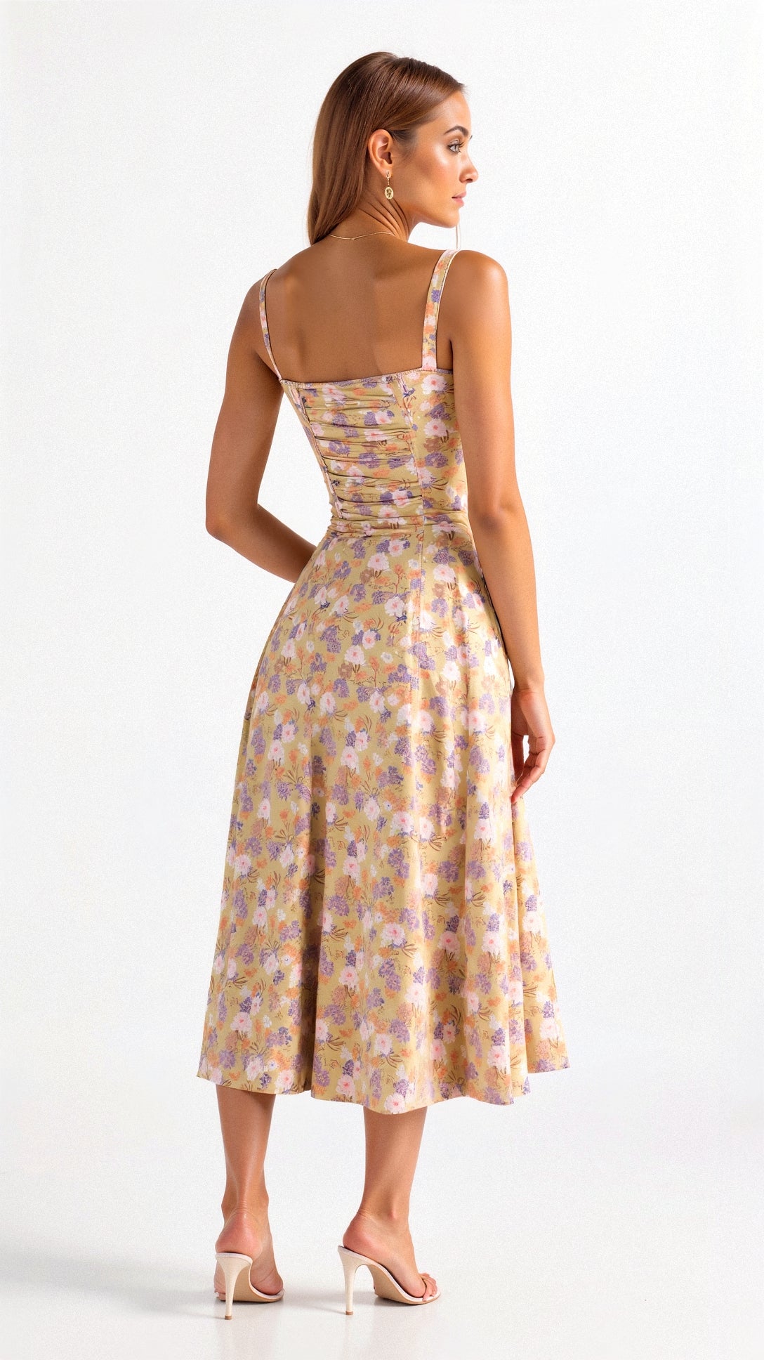 Margaret | Kiana Corset Midi Dress - Elegant, figure-flattering style - Image 2