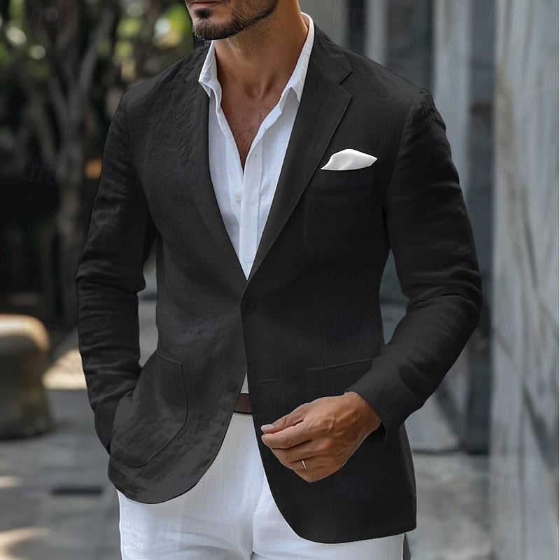 Archie | Stylish Linen Blazer for Summer Events - Image 5