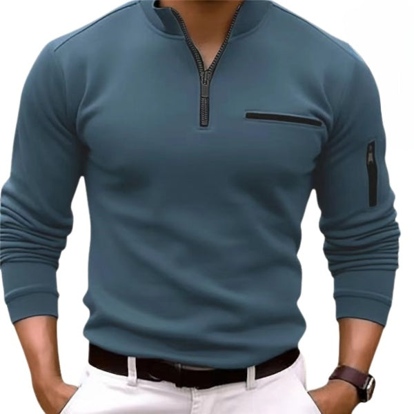 Louie | Modern Zip-Up Pullover for Comfort and Style - Image 6