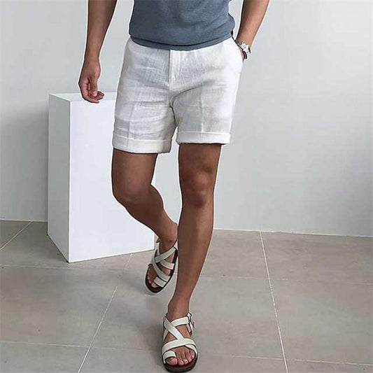 Max | Men's Linen Shorts - Lightweight Stylish Casual Wear - Image 1