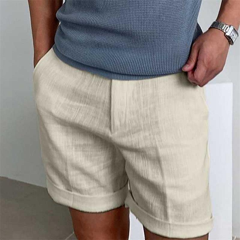 Max | Men's Linen Shorts - Lightweight Stylish Casual Wear - Image 2