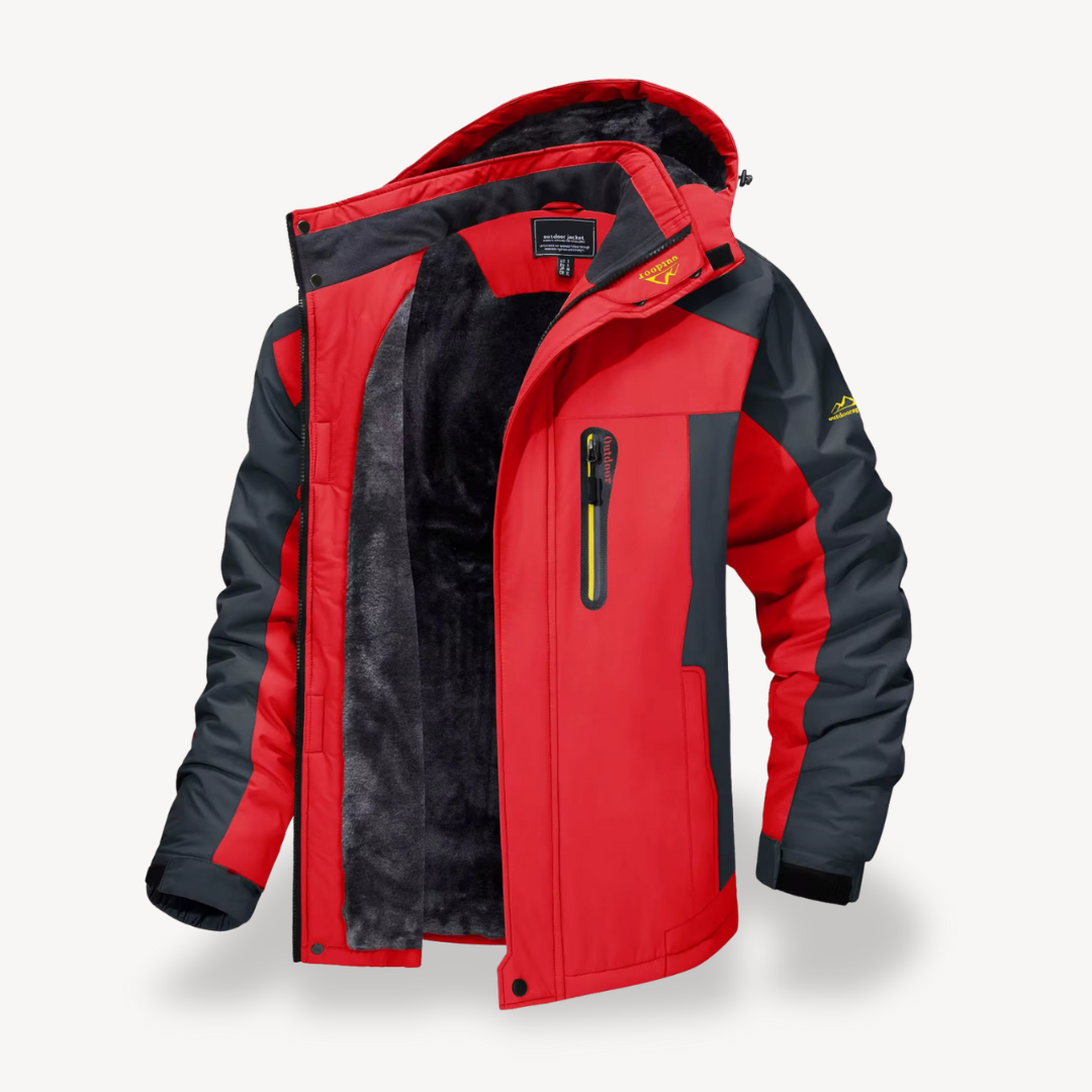 Todd | Men's Hooded Fleece Lined Winter Jacket - Image 10