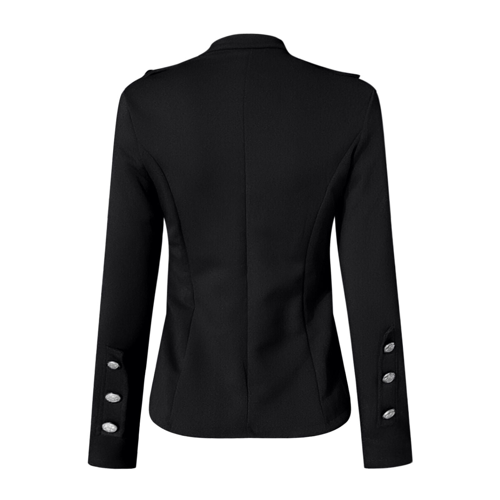 Devon | Women's Button Front Military Style Jacket - Image 9