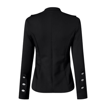 Devon | Women's Button Front Military Style Jacket - Image 9