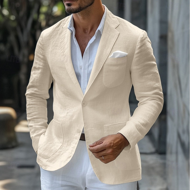 Archie | Stylish Linen Blazer for Summer Events - Image 2