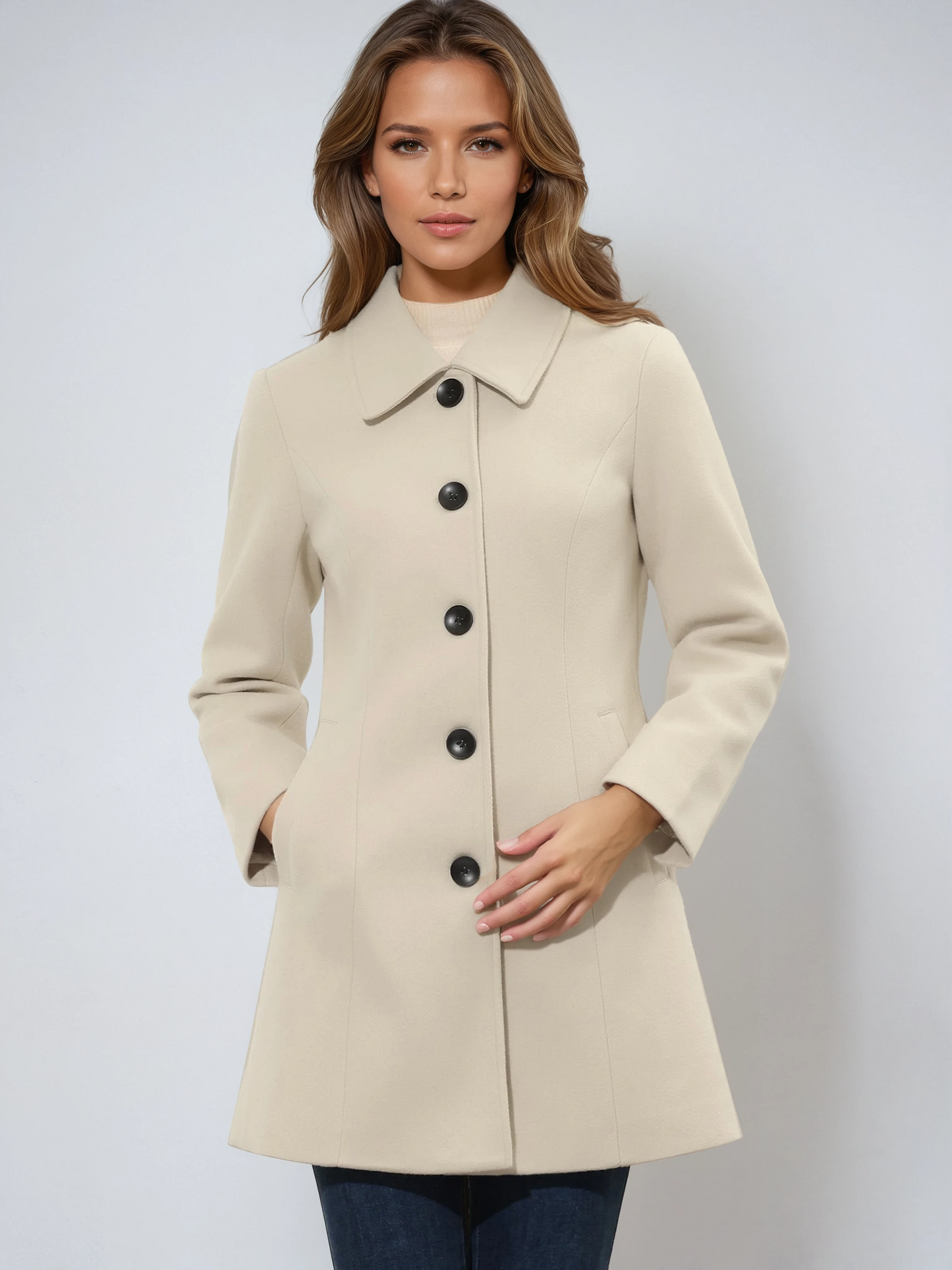 Josephine | Women's Button-Front Fit and Flare Jacket - Image 18