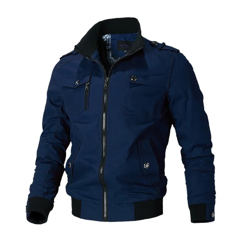 Henry | Men's Military Bomber Jacket - Image 2
